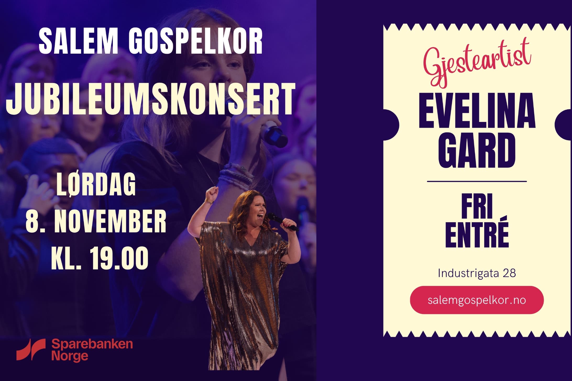 Konsert - Jubileumskonsert med Evelina Gard